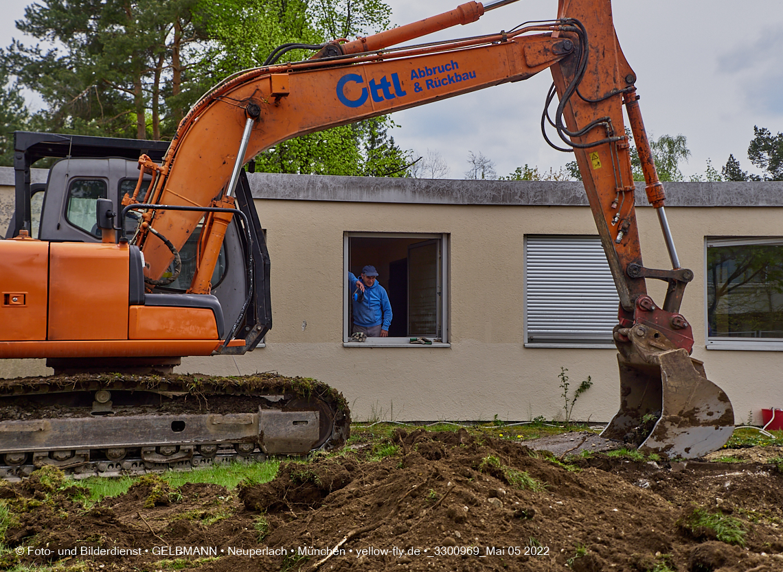 05.05.2022 - Baustelle am Haus für Kinder in Neuperlach
